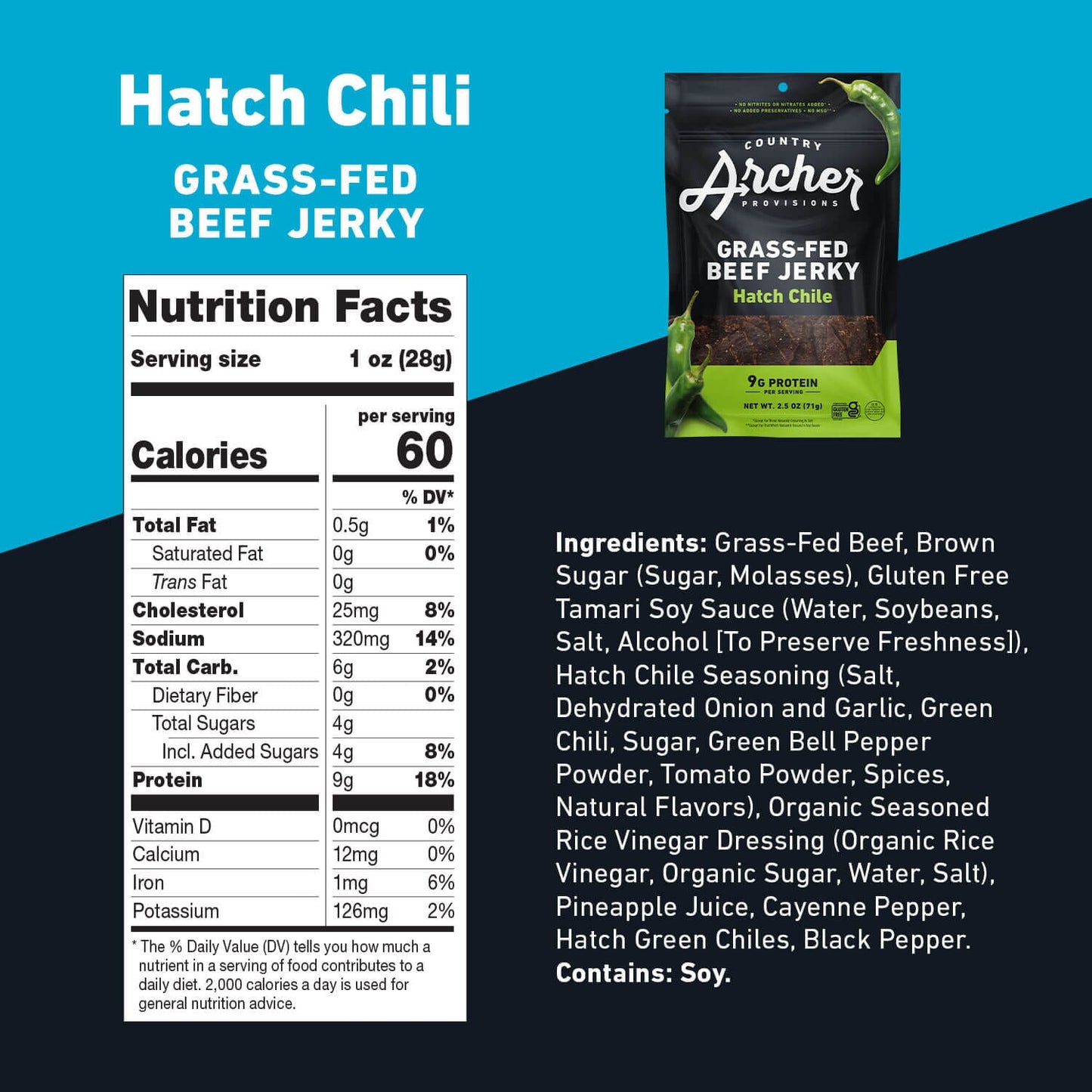 Green Chile Beef Jerky Country Archer Country Archer Provisions