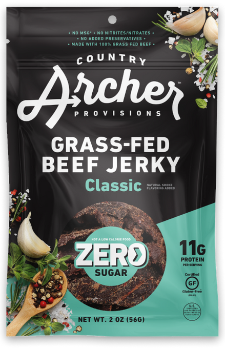 Country Archer Beef Jerky - Classic, Zero