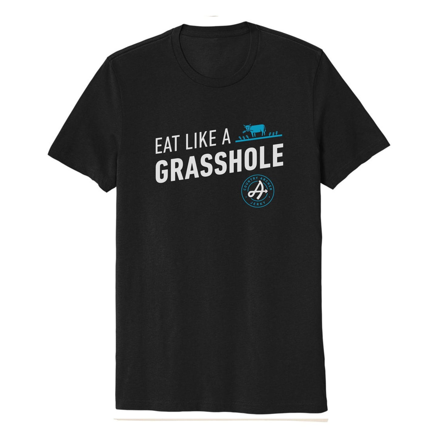  Eat Like A Grasshole T-Shirt by Country Archer, Eat Like A Grasshole T-Shirt, gifts - Grasshole - va, eat-like-a-grasshole-t-shirt, , Small Unisex T-Shirt